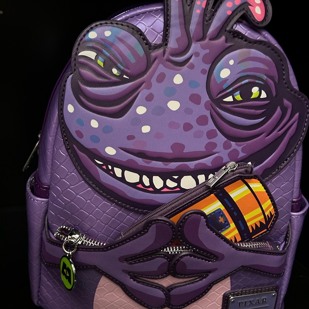 Loungefly Pixar’s Monsters Inc Randall Mini Backpack. NWT